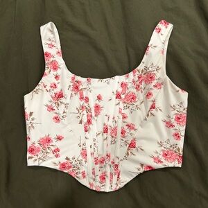Floral Corset Top